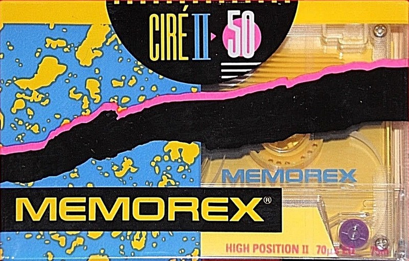 Compact Cassette Memorex Cire II 50 Type II Chrome 1991 Canada, USA
