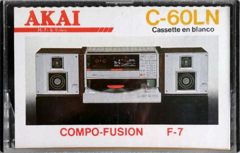 Compact Cassette Akai 60 Type I Normal Brazil