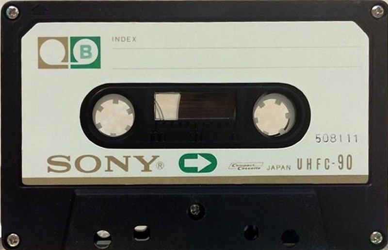 Compact Cassette Sony 90+2 "UHF" Type I Normal 1974 USA