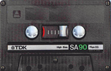 Compact Cassette TDK SA 90 Type II Chrome 1983 Europe