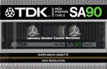 Compact Cassette TDK SA 90 Type II Chrome 1983 Europe