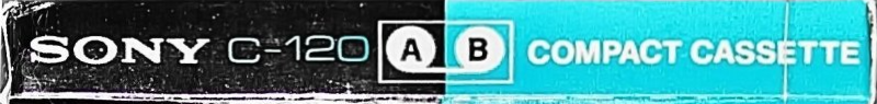 Compact Cassette Sony Auto-Sensor 120 Type I Normal 1968 USA