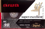 Compact Cassette Aiwa FRC 90 Type I Normal 1991 Europe