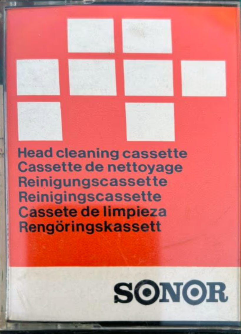 Compact Cassette Sonor Cleaning Cassette Europe