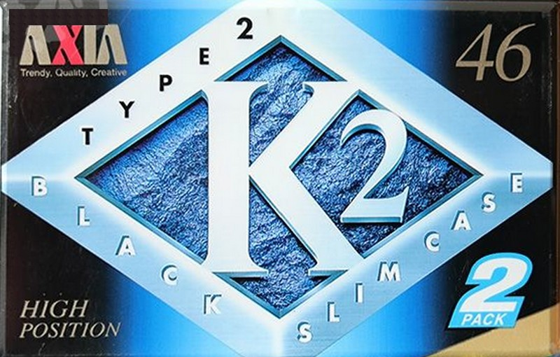 2 pack AXIA K2 46 "K2C 462" Type II Chrome 1997 Japan