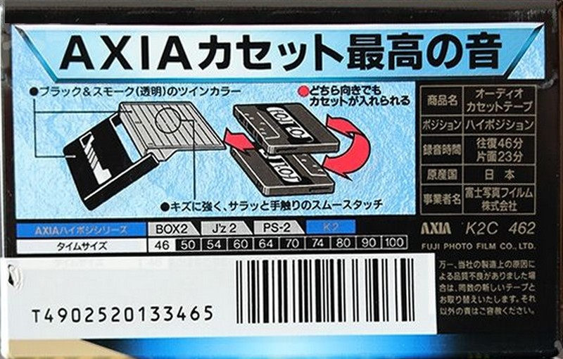 2 pack AXIA K2 46 "K2C 462" Type II Chrome 1997 Japan