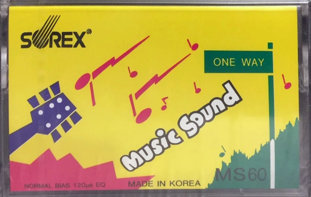 Compact Cassette Sorex MS 60 "Music Sound" Type I Normal 1988 South Korea