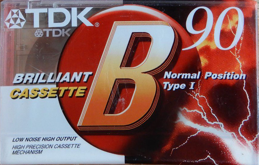 Compact Cassette TDK B 90 Type I Normal 1992 Thailand