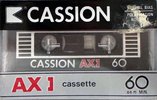 Compact Cassette Cassion AX I 60 Type I Normal 1985 Canada