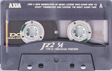 Compact Cassette AXIA J`z 2 54 "JZ2B 54" Type II Chrome 1993 Japan