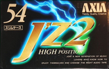 Compact Cassette AXIA J`z 2 54 "JZ2B 54" Type II Chrome 1993 Japan