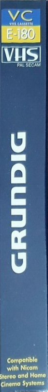 VHS, Video Home System Grundig 180 Type I Normal Europe