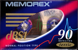 Compact Cassette Memorex dBS1 90 Type I Normal 1993 UK