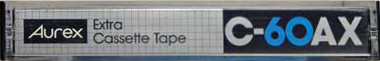 Compact Cassette Aurex AX 60 Type II Chrome 1980 Japan