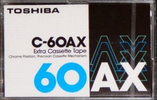 Compact Cassette Aurex AX 60 Type II Chrome 1980 Japan