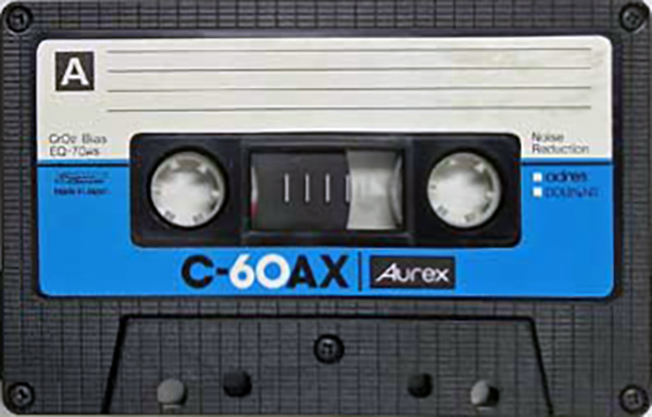 Compact Cassette Aurex AX 60 Type II Chrome 1980 Japan