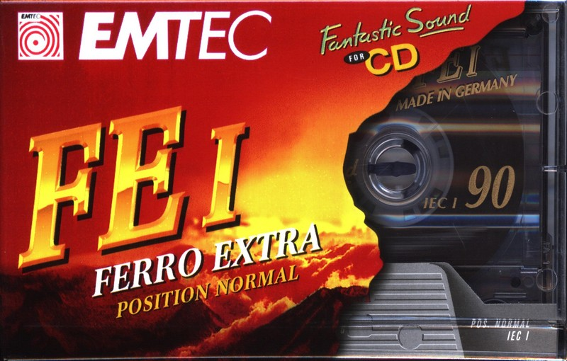 Compact Cassette Emtec FE I Ferro Extra 90 Type I Normal 2002 Europe
