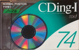 Compact Cassette TDK CDing 1 74 "CD1-74A" Type I Normal 1993 Japan