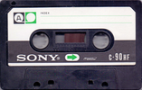 Compact Cassette Sony HF 90 Type I Normal 1972 USA