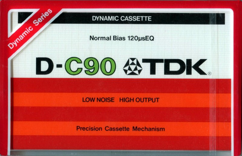 Compact Cassette TDK D 90 Type I Normal 1979 Europe, USA