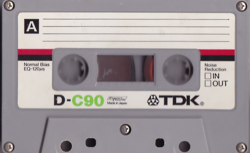 Compact Cassette TDK D 90 Type I Normal 1979 Europe, USA