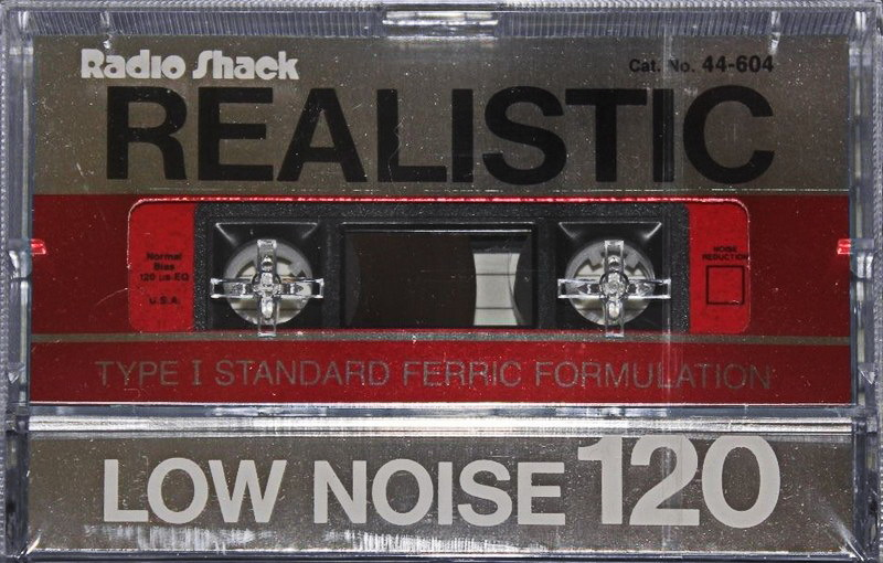 Compact Cassette Realistic 120 Type I Normal 1986 USA