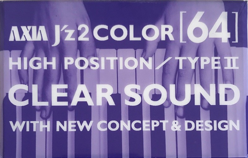 Compact Cassette AXIA J`z 2 Color 64 "JZ2J 64" Type II Chrome 2000 Japan