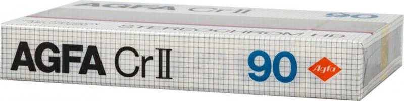 Compact Cassette AGFA Stereochrom HD 90 "Cr II" Type II Chrome 1982 Europe