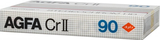 Compact Cassette AGFA Stereochrom HD 90 "Cr II" Type II Chrome 1982 Europe