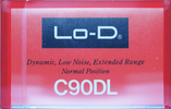Compact Cassette Lo-D DL 90 Type I Normal 1978 Japan