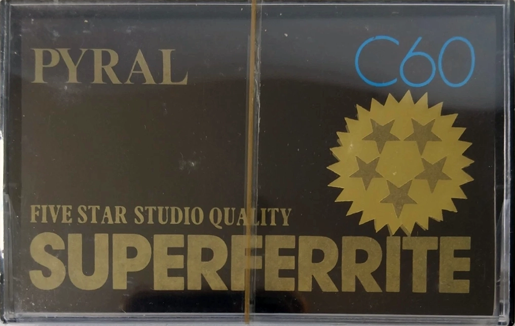 Compact Cassette Pyral 60 "Superferrite" Type I Normal 1979 UK