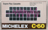 Compact Cassette Michelex Supra-Flux 60 Type I Normal 1982 USA