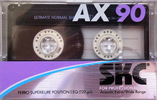 Compact Cassette SKC AX 90 Type I Normal 1988 Europe