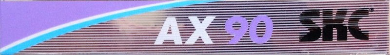 Compact Cassette SKC AX 90 Type I Normal 1988 Europe