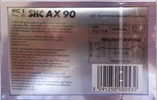 Compact Cassette SKC AX 90 Type I Normal 1988 Europe