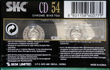 Compact Cassette SKC CD 54 Type II Chrome 1999 Europe