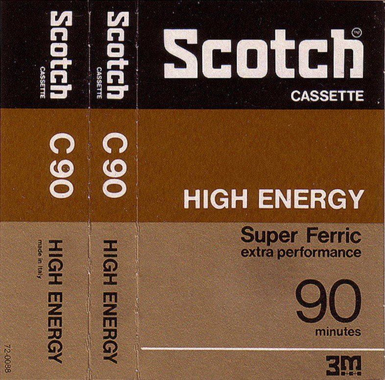 Compact Cassette Scotch High Energy 90 Type I Normal 1976 Europe