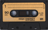 Compact Cassette Scotch High Energy 90 Type I Normal 1976 Europe