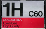 Compact Cassette Columbia 1H 60 Type I Normal 1976 Japan