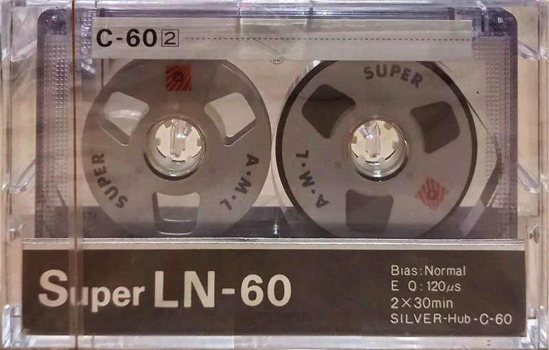 Compact Cassette AML Super LN 60 Type I Normal Japan