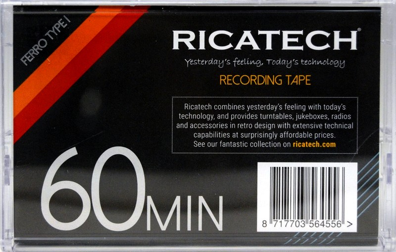 Compact Cassette Ricatech 60 Type I Normal 2019 Europe