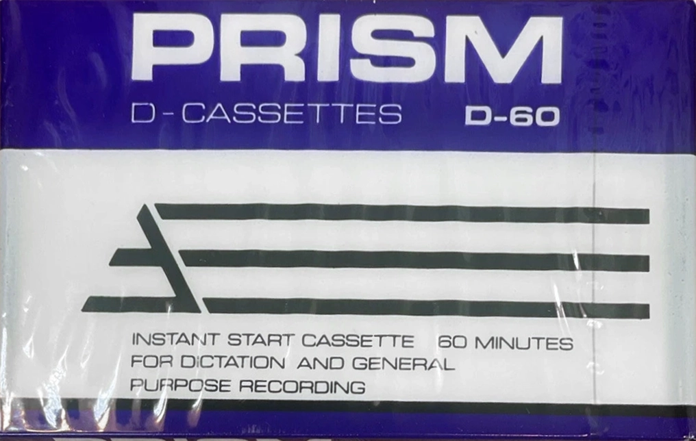Compact Cassette Prism D 60 Type I Normal 1990 USA