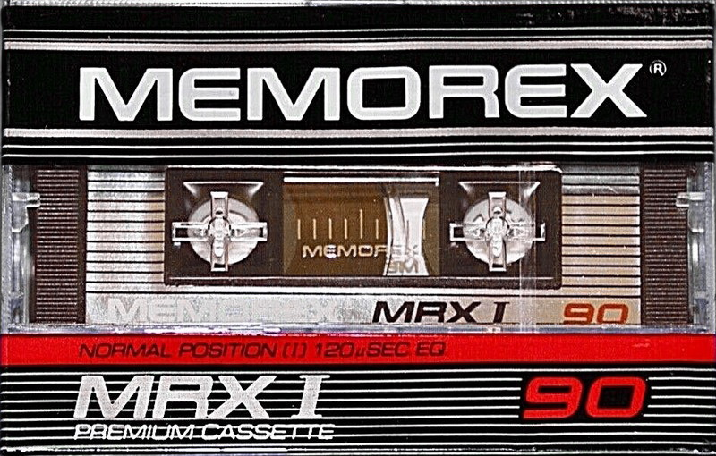 Compact Cassette Memorex MRX I 90 Type I Normal 1985 USA