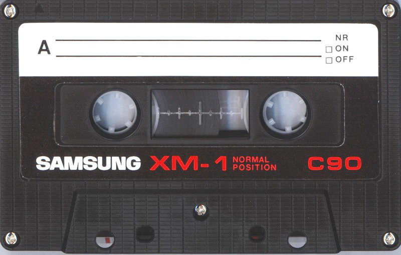 Compact Cassette Samsung XM-1 90 Type I Normal 1986 Europe