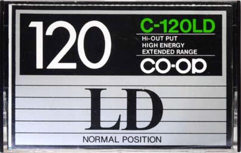 Compact Cassette CO-OP LD 120 Type I Normal 1978 Japan