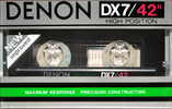 Compact Cassette Denon DX7 42 "DX7/42N" Type II Chrome 1982 Japan