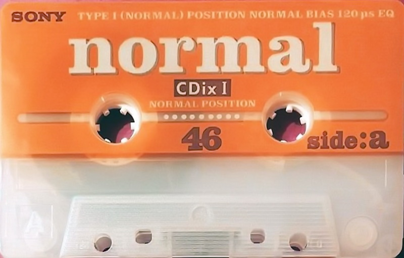 Compact Cassette Sony CDix I 46 "C-46CDX1D" Type I Normal 1996 Japan