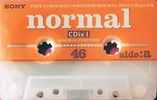 Compact Cassette Sony CDix I 46 "C-46CDX1D" Type I Normal 1996 Japan