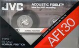 Compact Cassette JVC AFI 30 "AF1-30S" Type I Normal 1990 North America