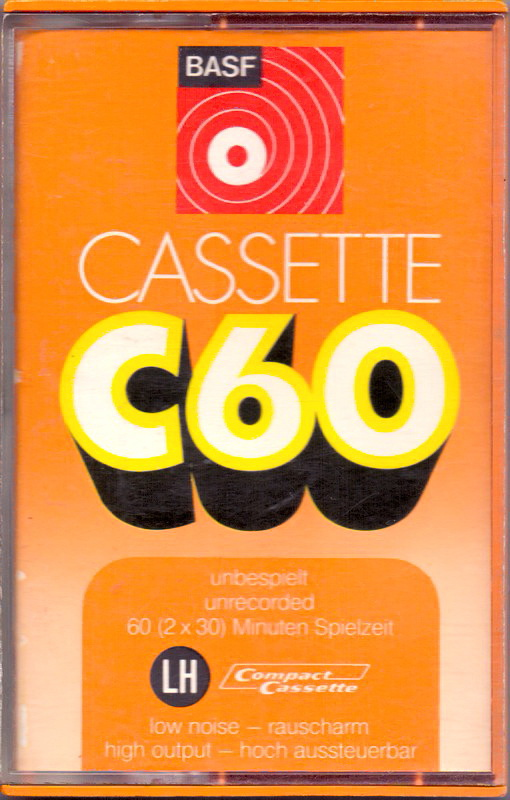 Compact Cassette BASF 60 Type I Normal 1971 Germany